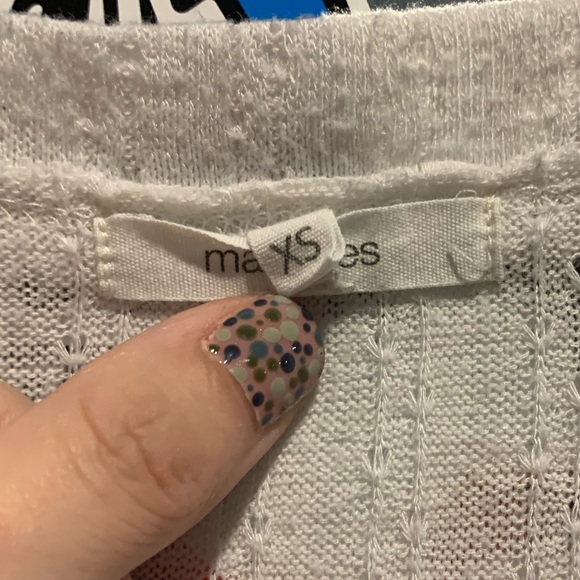 Maurice’s Cute White Button-Up Peplum Top - Picture 4 of 4